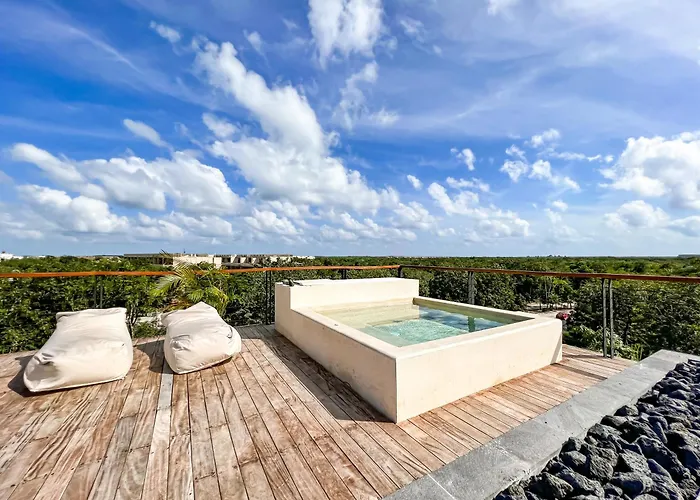 Rooftop Paradise 2br In Gated Community Apartamento Tulum